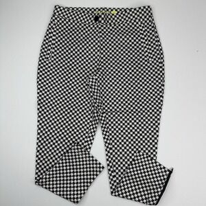 Betabrand NWT Catstooth Skinny-Leg Pencil Dress Yoga Pant Small Short Petite